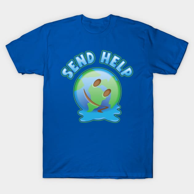 Help the Earth from melting T-Shirt by Daribo